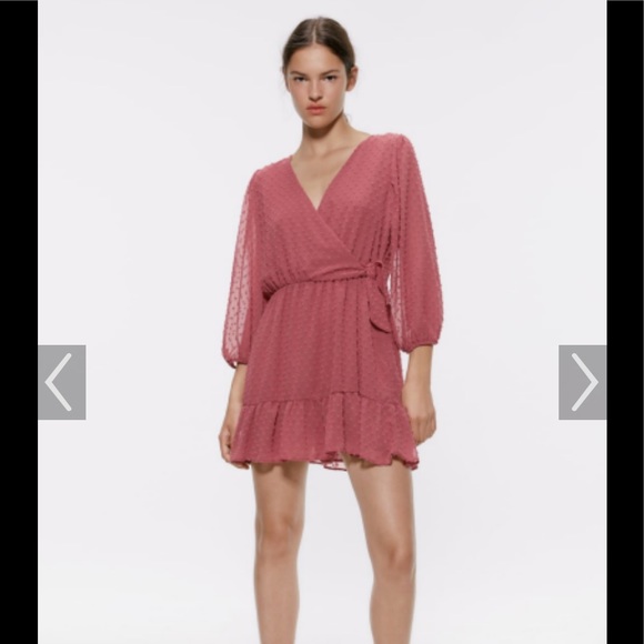 NWT ZARA SWISS DOT DRESS - Picture 2 of 8